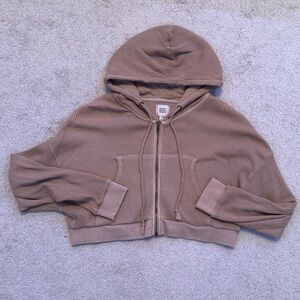 Urban Outfitters Taupe Hooded Sweater